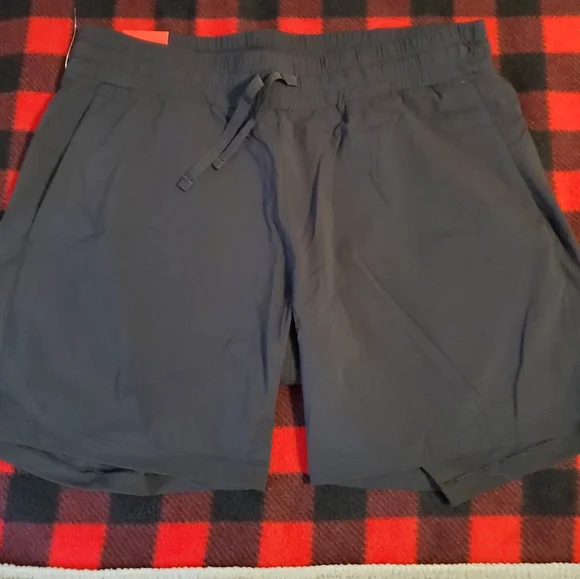 Tuff Athletics Black Athletic Shorts with Drawstring - Picture 2 of 4